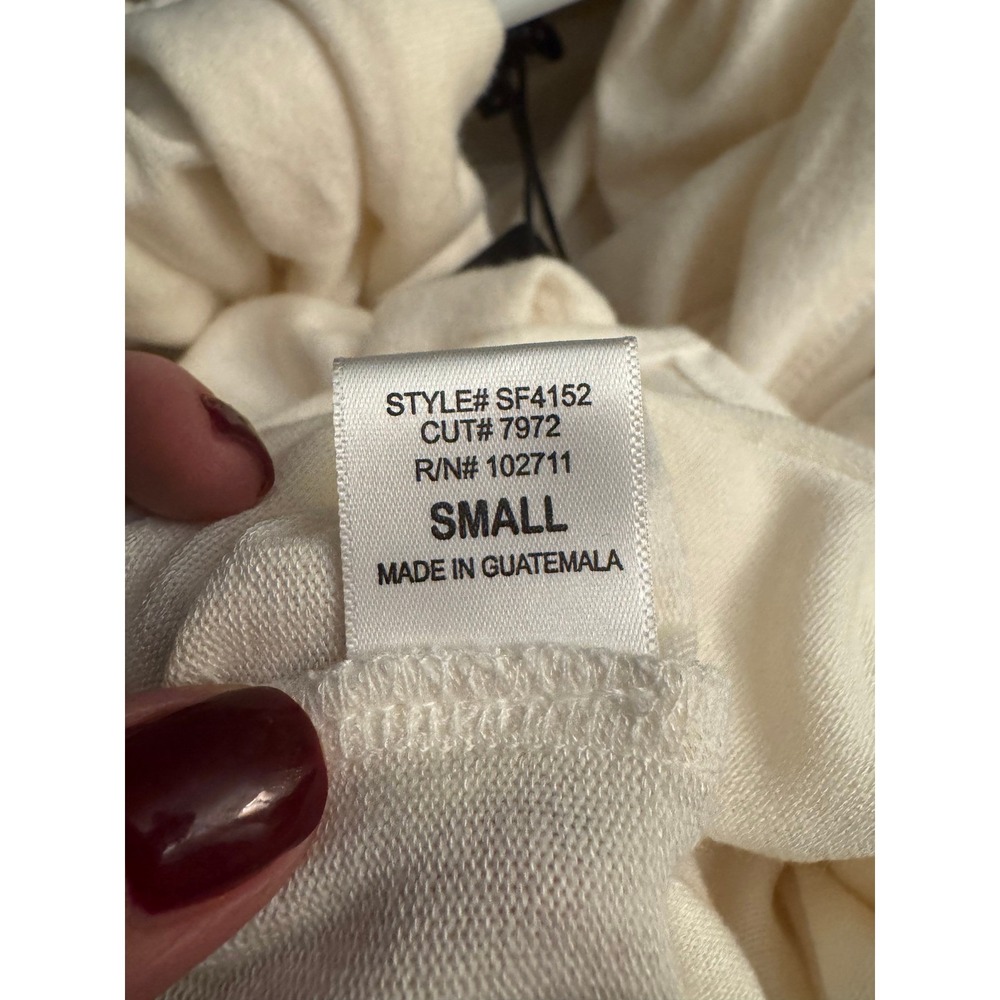 Gibson London Ivory Cowl‎ Neck Long Sleeve Buttery Sweater - Picture 7 of 7